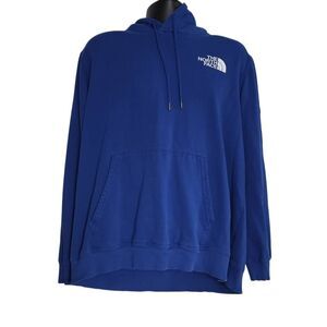 The North Face Men's Size XL Blue White Logo Hoodie